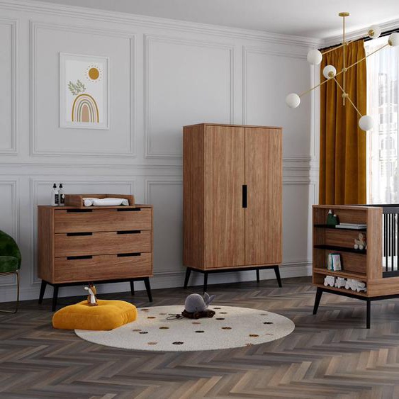Chambre Bébé Complète Vintage Octave Noyer