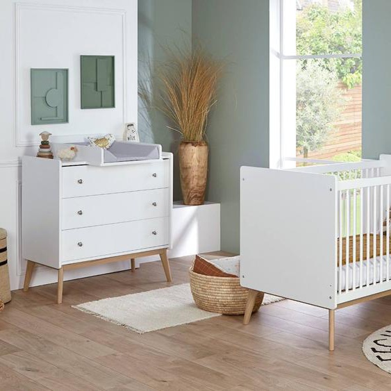 Chambre Bébé Duo Gaïa Blanc / Chêne