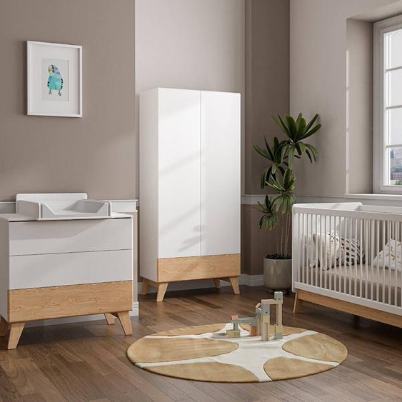 Chambre Bébé Equilibre Blanc / Pin