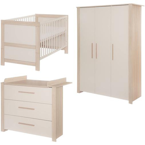 Chambre Bébé Évolutive Complète Avec Soft-close Momo Beige Cashmere - Chêne