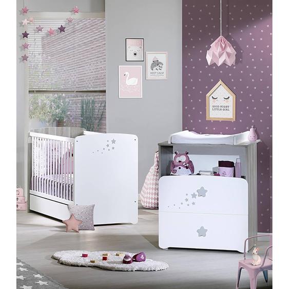 Chambre Duo Lit Et Commode Et Une Niche En Bois Blanc
