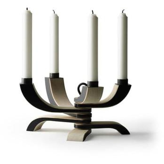 Chandelier Nordic Light 4 branches - noir