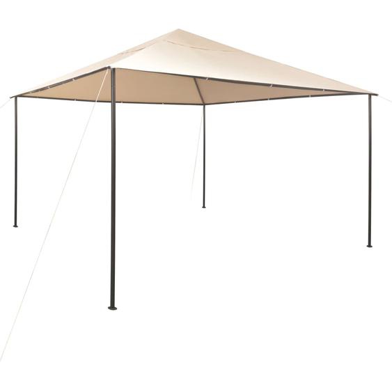Chapiteau tente 4 x 4 m Acier Beige