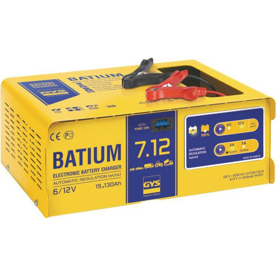 Chargeur automatique BATIUM 7.12 6/12V - GYS - 024496