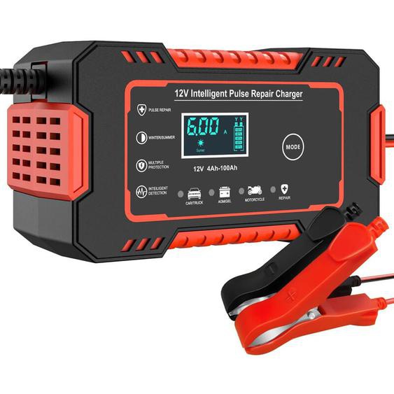 Chargeur de Batterie de Voiture Intelligent 12V 6A désulfateur de Maintenance de Batterie Automobile 12V avec Compensation de température