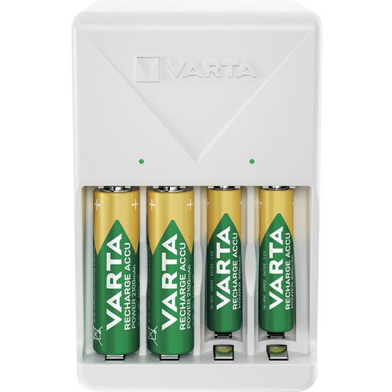 Chargeur pile plug pour 4 piles AAA/AA - VARTA - 57_657_101_451