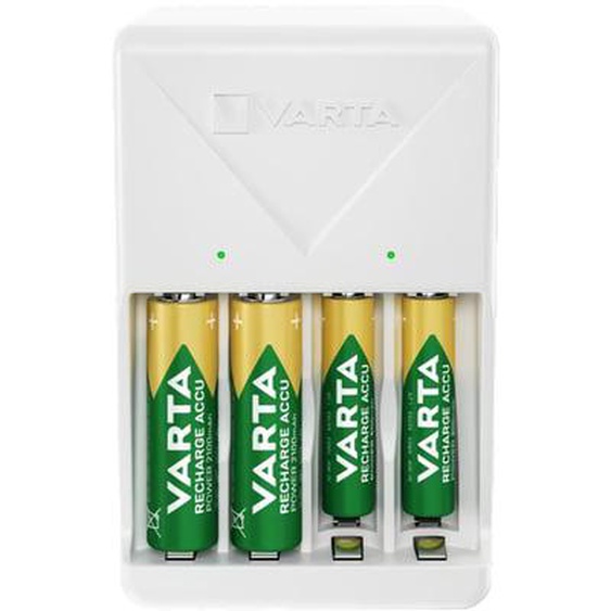 Chargeur Varta Plug Avec 4 Piles AA 2100mAh