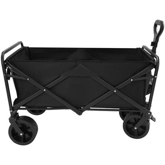 Chariot à main Chariot de jardin Chariot pliable Chariot pliable noir pour lextérieur max. 115 kg