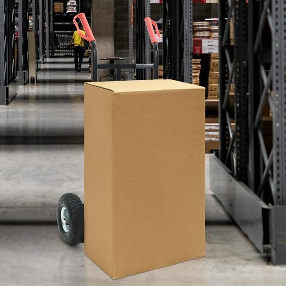 Chariot à main Noir et Rouge 57 x 46 x 113 cm Acier