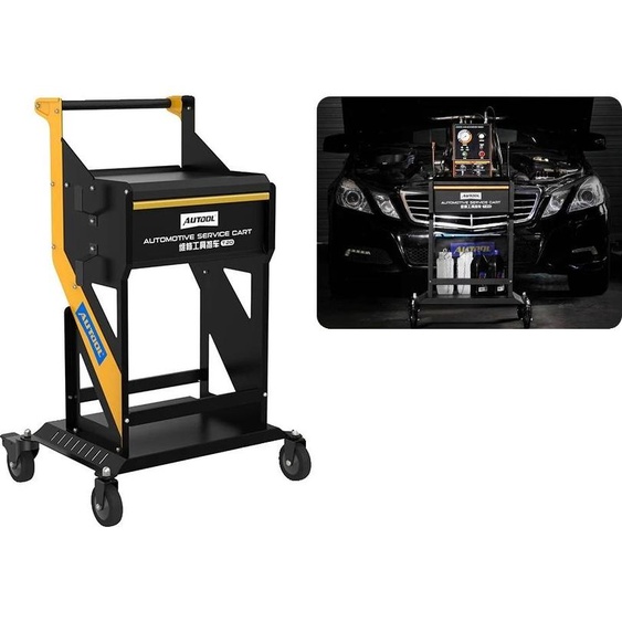 Chariot à outils, acier laminé à froid, capacité de charge de 100 kg, conception à tiroirs, roues silencieuses de 4 pouces, rangement modulaire stratifié