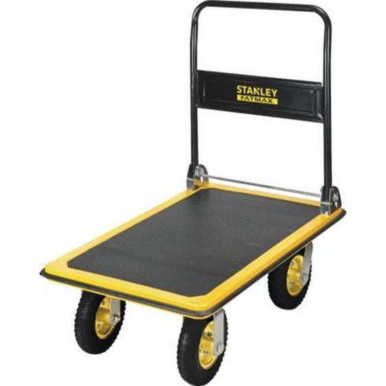 Chariot à plate-forme Stanley avec poignée pliante, capacité de charge 350 kg