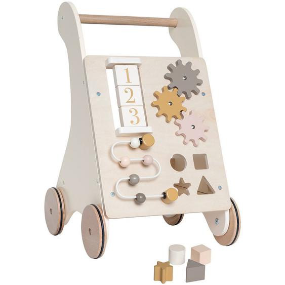 Chariot Dactivité Beige, Rose, Gris