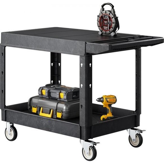 Chariot datelier Chariot à outils 250kg - chariot à roulettes 1180x650x865mm - chariot polyvalent pour atelier & garage