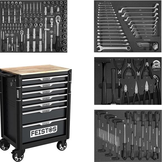 Chariot datelier mobile FEISTOS Mento 2 équipé de 158 outils