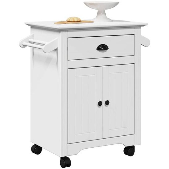 Chariot de cuisine BODO blanc 72x45x80 cm