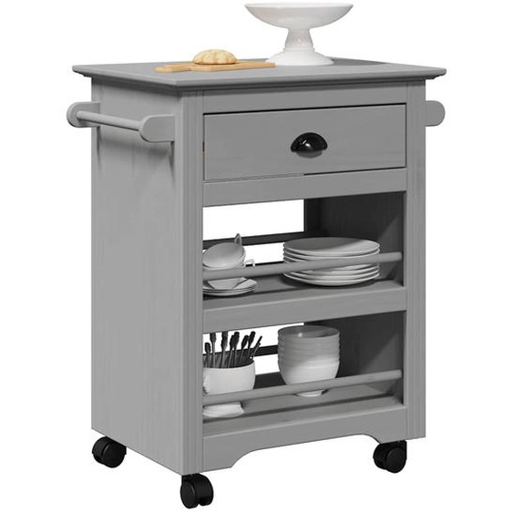 Chariot de cuisine BODO gris 67,5x45x80 cm