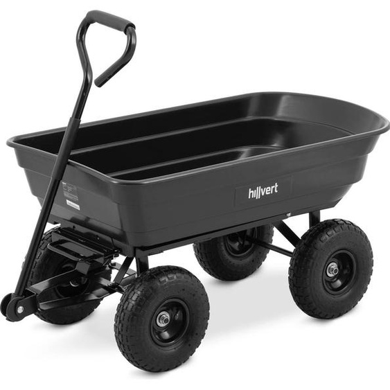 Chariot de jardin Hillvert - 300 kg - basculant - 75 L