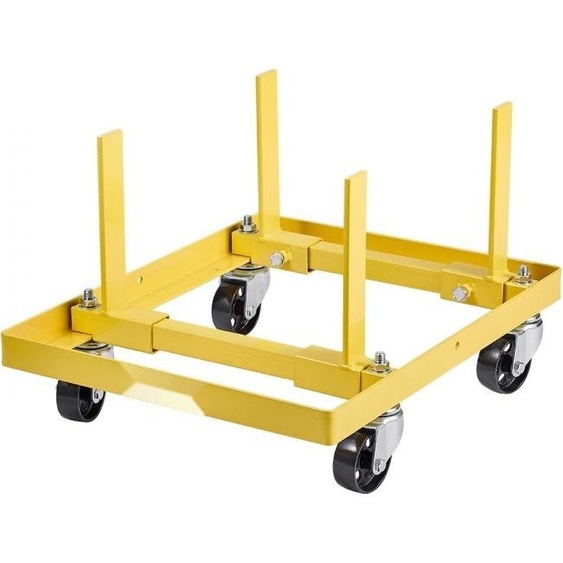 Chariot de levage motorisé réglable 340kg Support moteur en acier - avec 4 roues pivotantes