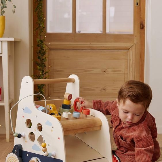 Chariot de marche bricolage et voitures en bois FSC® bois