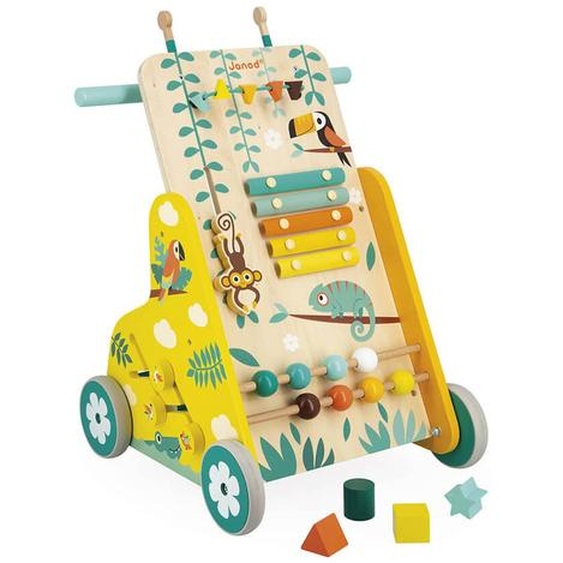 Chariot De Marche En Bois Tropik Multicolore