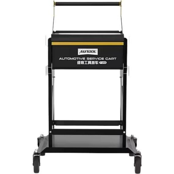 Chariot de programmation automobile, Construction robuste en acier, 100 cm x 50 cm x 90 cm, Supporte jusquà 100 KG, Roulettes verrouillables pour une mobilité sûre, Plusieurs tiroirs spacieux pour un rangement organisé des outils