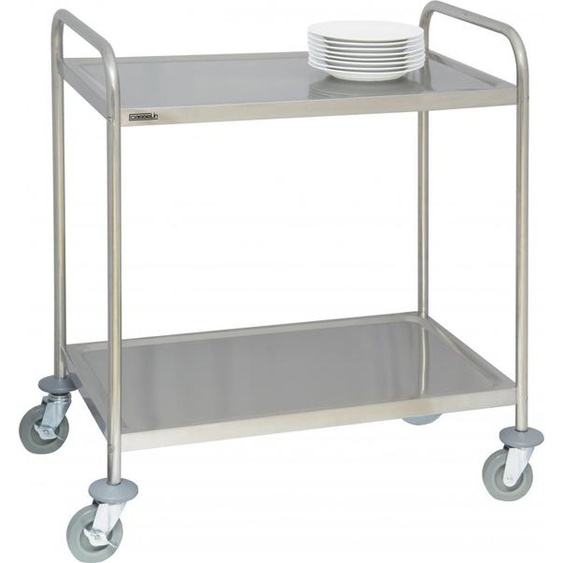 Chariot de service inox 2 plateaux - Casselin - CCI2 -