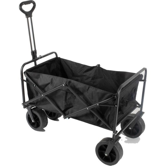 Chariot de jardin pliable polyvalent 402L Charrette tout terrain Charge 50Kg Chariot de Jardin Tissu OXFORD