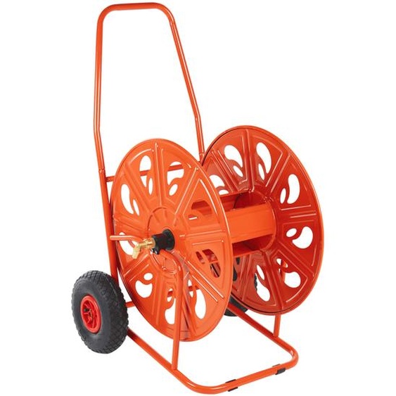 Chariot denrouleur pour tuyau de 140 m 3/4 acier