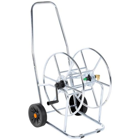 Chariot denrouleur pour tuyau de 80 m 3/4 acier