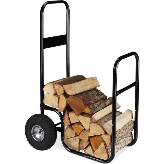 Chariot en bois avec roues