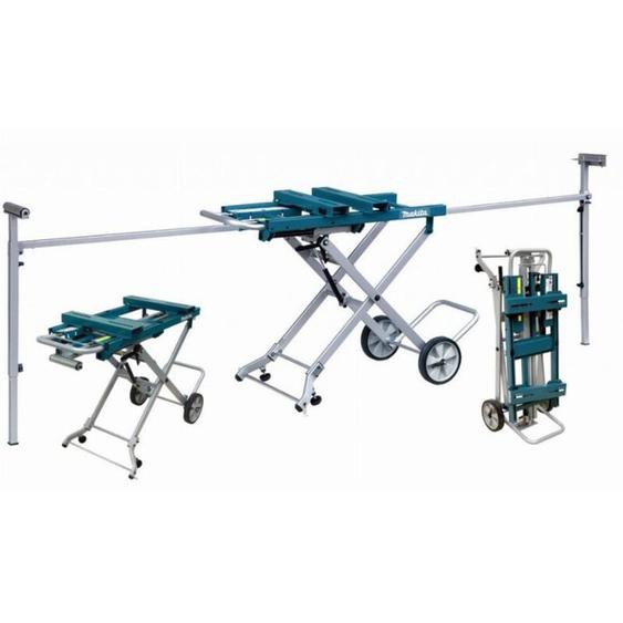 Chariot établi avec servantes et roues pour scies stationnaires Makita DEAWST05