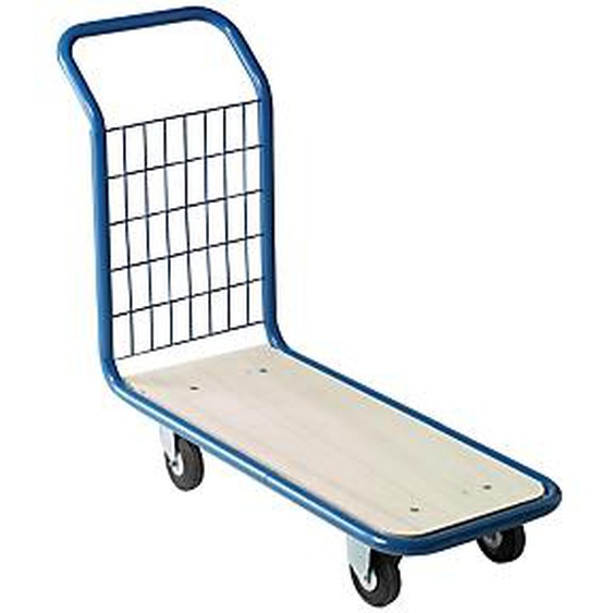 Chariot passe-partout à dossier grillagé