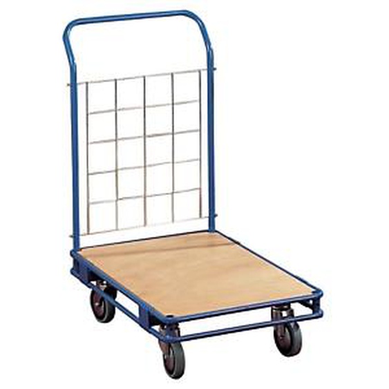 Chariot plateau court 1 dossier, charge 250 kg