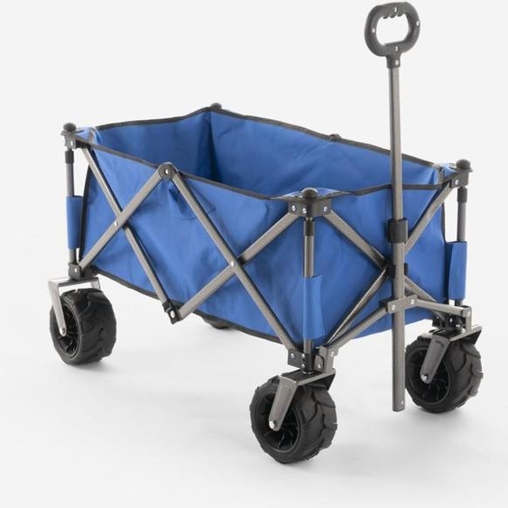 Chariot pliable 4 roues 100 kg pour la plage et le jardin Sandy