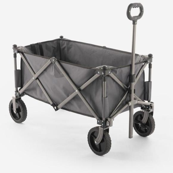 Chariot pliable pour le jardin, la plage, capacité de charge 80 kg, 4 roues Timmy.