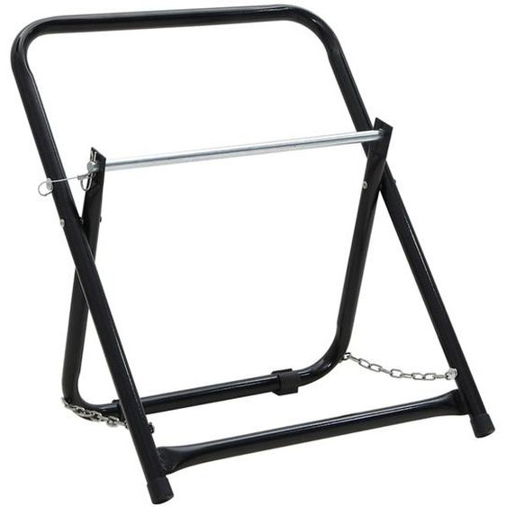 Chariot pour enrouleur de tuyau 48 cm 45 kg noir