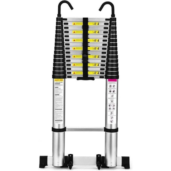 Chariot télescopique en aluminium avec hauteur de travail, pour un usage privé ou professionnel jusquà 150 kg