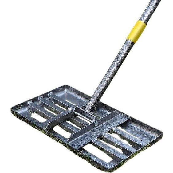 Charrue à filets pour jardin - Tondeuse à gazon - Charrue niveleuse - Charrue niveleuse
