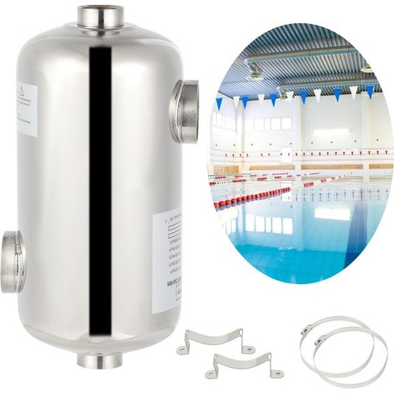 Chauffage de piscine Aopunly Chauffage de piscine SS304 Échangeur thermique pour piscine en acier inoxydable 28 kW