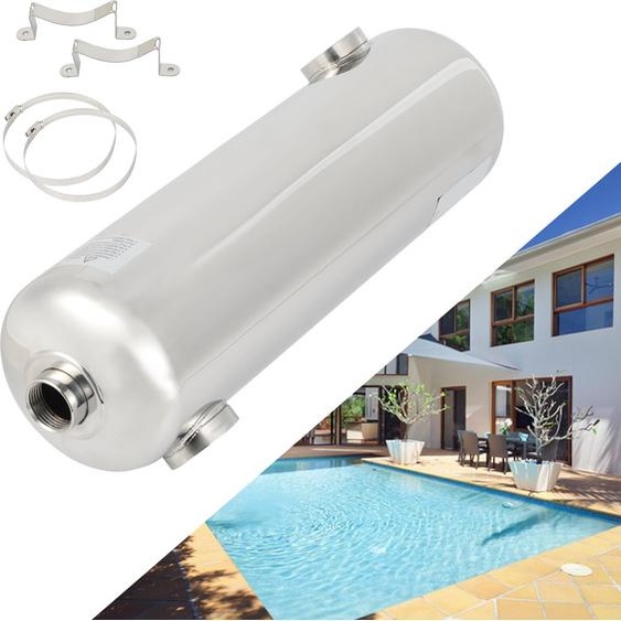 Chauffage de piscine Aopunly Chauffage de piscine SS304 Échangeur thermique pour piscine en acier inoxydable 60 kW