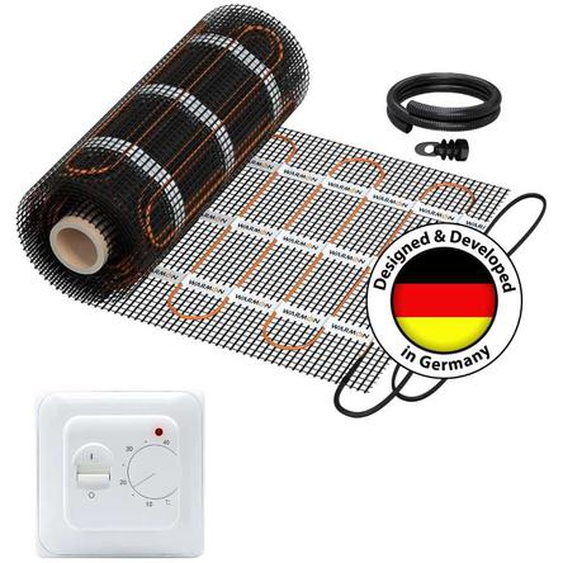Chauffage mural électrique  CLASSIC LIGHT 100 W/m² avec Thermostat TS 25 analogique - 3,5 m²