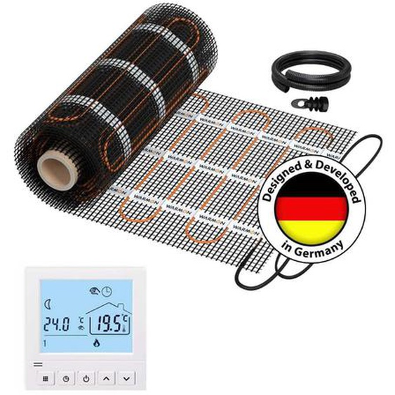 Chauffage mural électrique  CLASSIC LIGHT 100 W/m² avec Thermostat TS 50 digital  - 3,5 m²