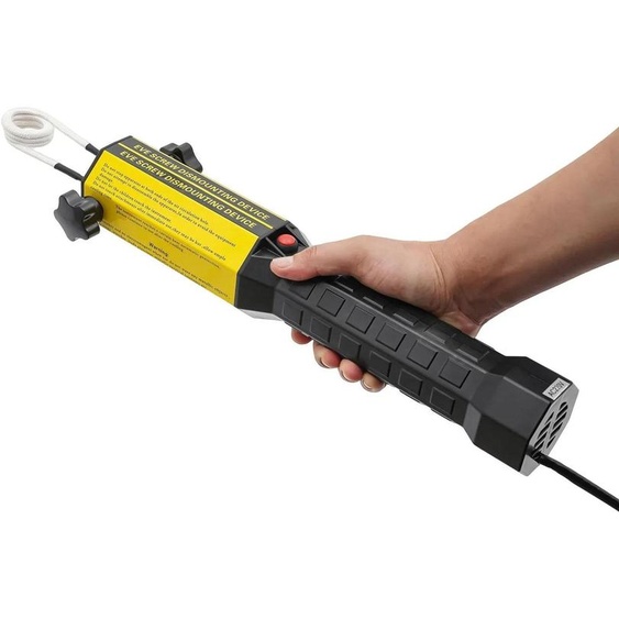 Chauffage par induction, chauffage sans flamme, modèle portable, jaune, prise européenne