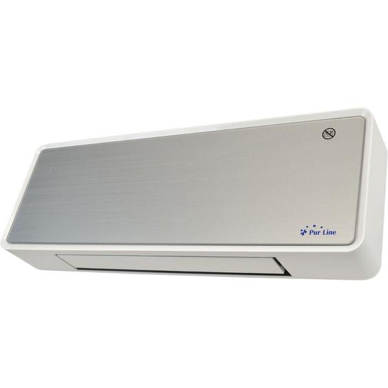 Chauffage soufflant 2000 w façade en verre argenté télécommande et minuterie