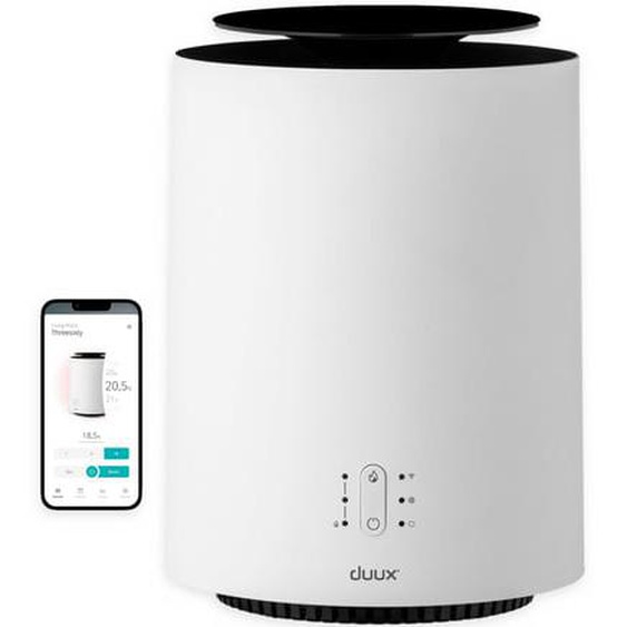 Chauffage soufflant connecté Threesixty Blanc 1800W