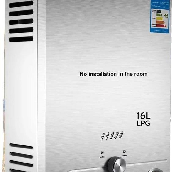 Chauffe-eau, acier inoxydable, design montage mural, 16 L 32KW, 16 L 32KW