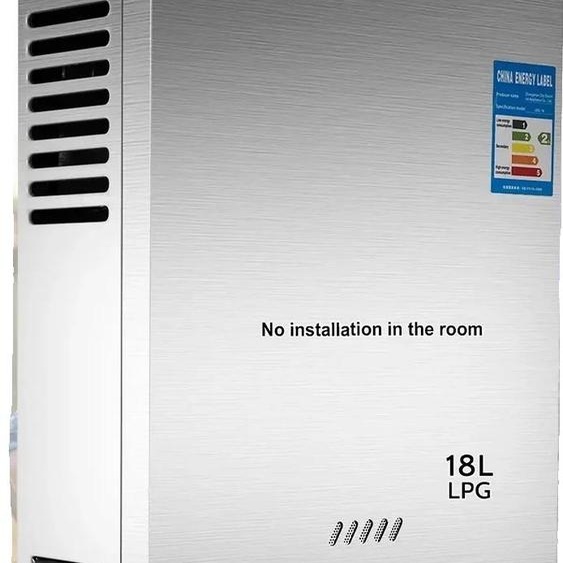 Chauffe-eau, acier inoxydable, design montage mural, 18 L 24KW, 18 L 24KW