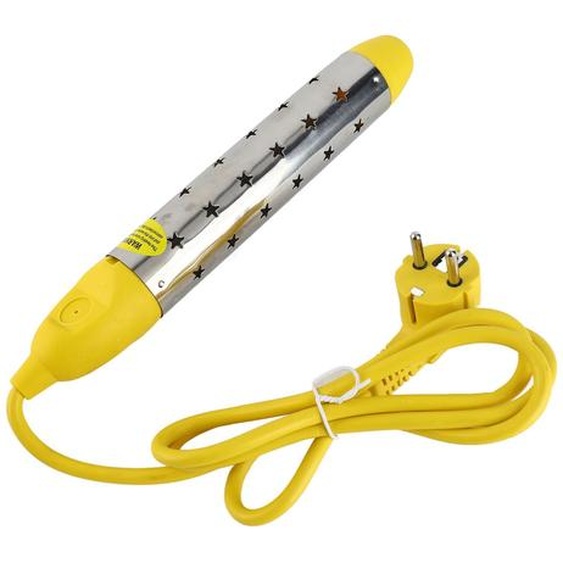 chauffe-eau instantané 2500W électrique, chauffe-eau portable à immersion avec arrêt automatique, protection contre la surchauffe & protection en acier inoxydable, pour piscine, baignoire, intérieur & extérieur