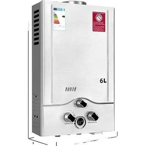 Chauffe-eau instantané, Eau chaude instantanée, Design peu encombrant, 6L