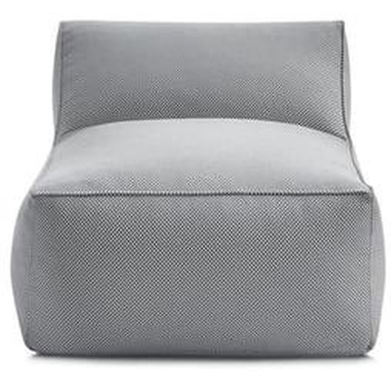 Chauffeuse 1 place sans accoudoir pour canapé de jardin modulable RIVIERA tissu chiné